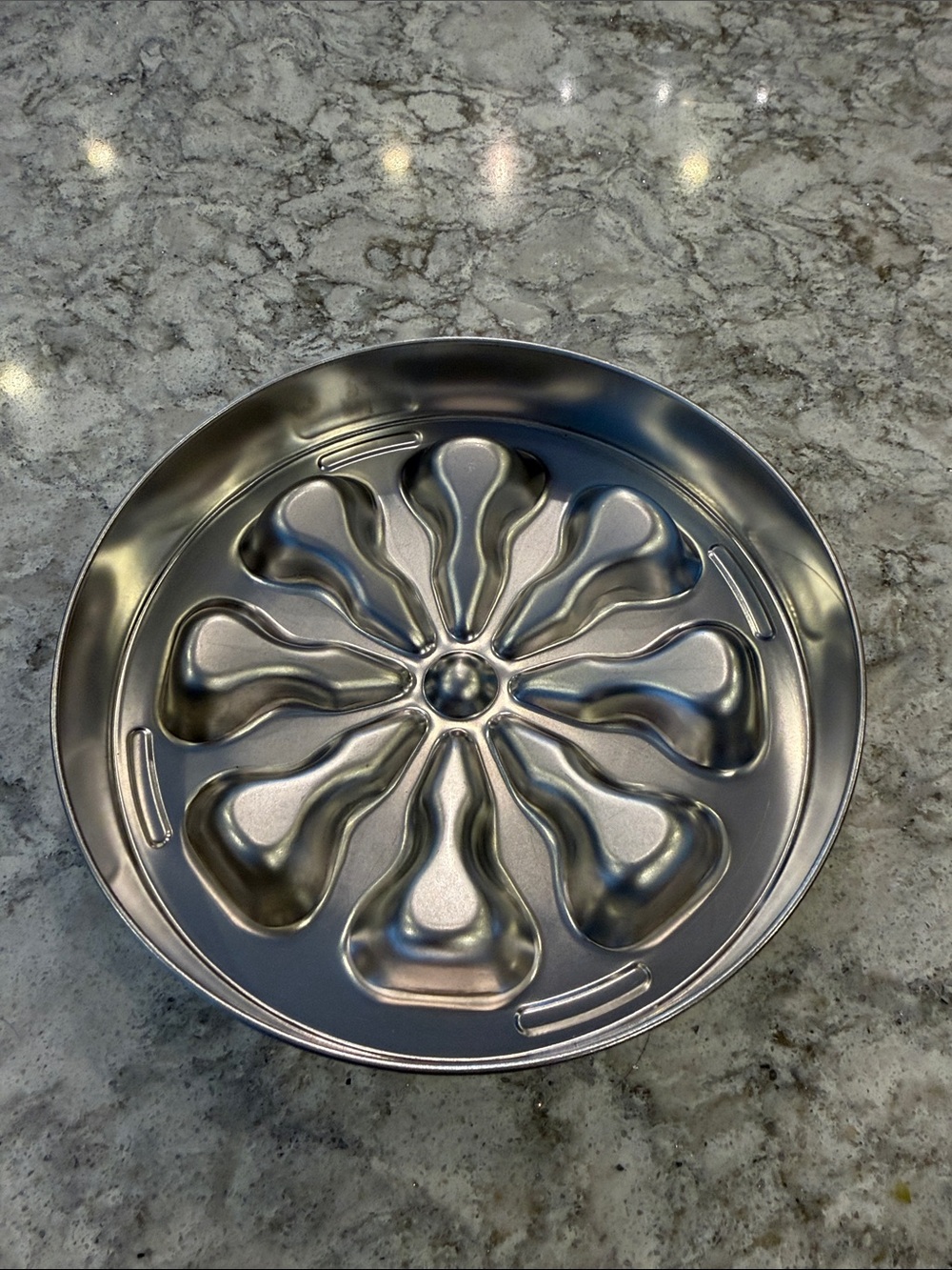 Slow Feed Stainless Steel Dog Bowl - Gray